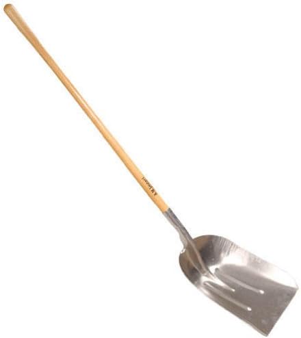 Алуминиева совковая лопата A. M. Leonard с дълга дръжка
