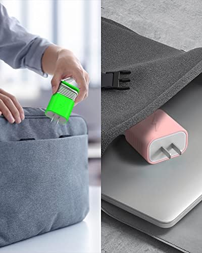 [3 опаковки] Силиконова защита за зарядното устройство FREEOL, органайзер за захранващия кабел, съвместим с адаптер на захранване Apple 20 W /18 W USB-C, устройство за навиване ?