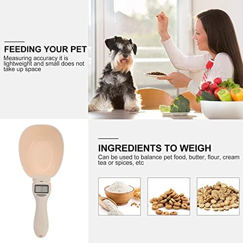 Keyatubo Везни За храни за домашни Любимци Електронен Измервателен Инструмент Нова Купа За Хранене на Кучета, Котки Мерителна