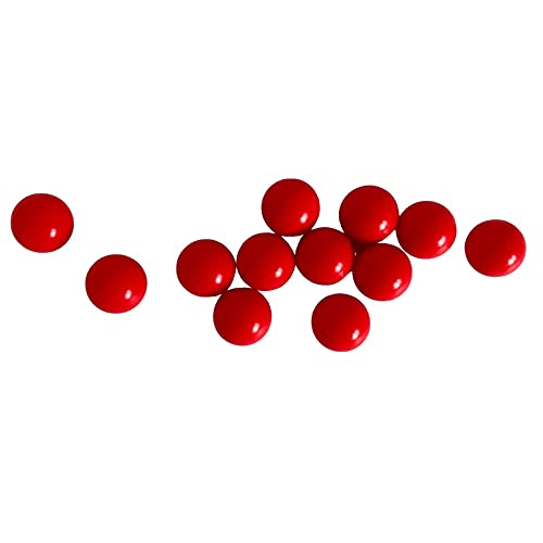 топки, носещи полиоксиметилена Delrin (POM) 12mm 500pcs Твърди Пластмасови Изработени по поръчка в червен цвят