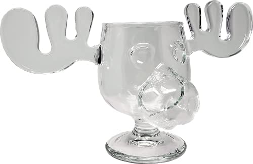 Spoontiques - Акрилна чаша Лосове в коледна ваканция от National Lampoon's - Griswold Moose Mug - 4,5 инча - 6 грама, Бистра