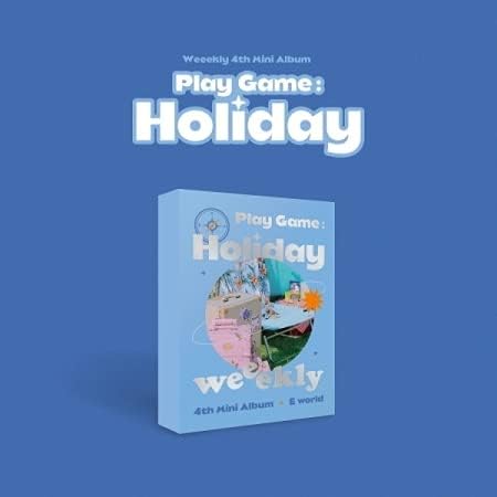 Играта Weeekly Play: Празничен 4-ти мини-албум на cd-rom + 1 плакат + 92 книга + 2 фотокарточки + 1 билет със снимка + 1 стикер + 1