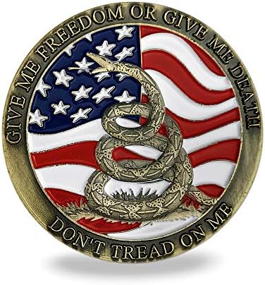 Не наступай на мен Монета Повикване Камбаната на Свободата на САЩ Военна Монета