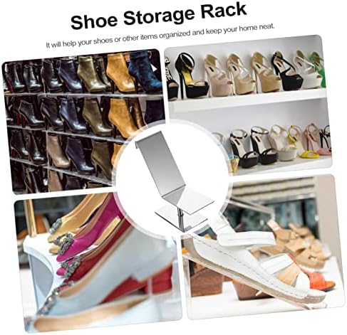 Alipis 3 бр. Закачалка Цветен Скоба Рафт Поставка За съхранение на обувки и Сандали Метална Стомана в търговията на Дребно