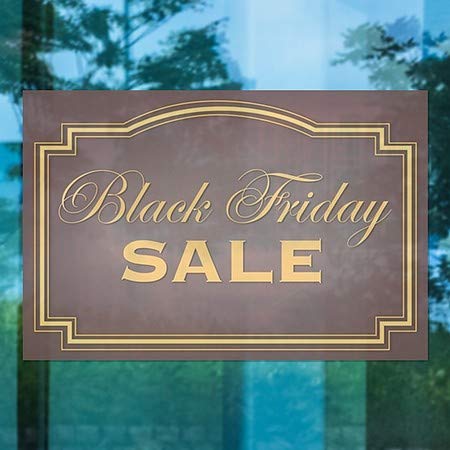 CGSignLab |Разпродажба в Черен петък - Класически Кафяв панел на прозореца | 30 x20