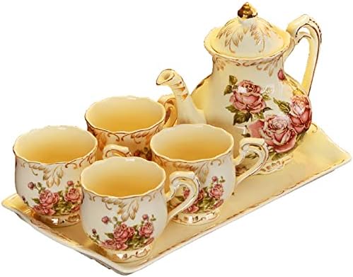 Подаръчни комплекти за чай от порцелан RIS LAN Ceramic-Чай с електрическа кана и Чаша 6 бр.
