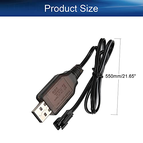 Auniwaig Положителен USB захранващ Кабел SM-2Т 4,8 V 250mA Ni-MH Ni-CD Батерия за Радиоуправляемого кола