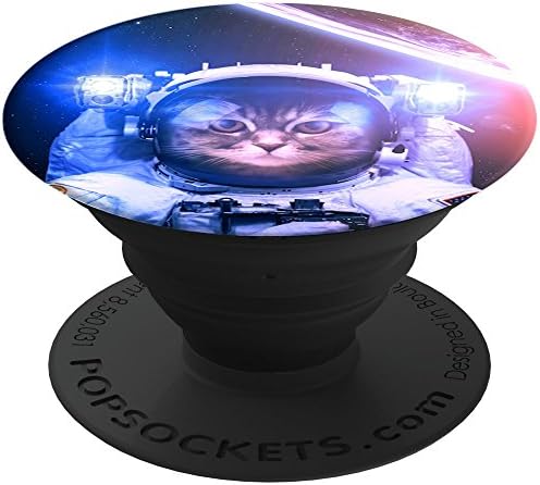 PopSockets: сгъваема дръжка и поставка за мобилни телефони и таблети - Catstronaut