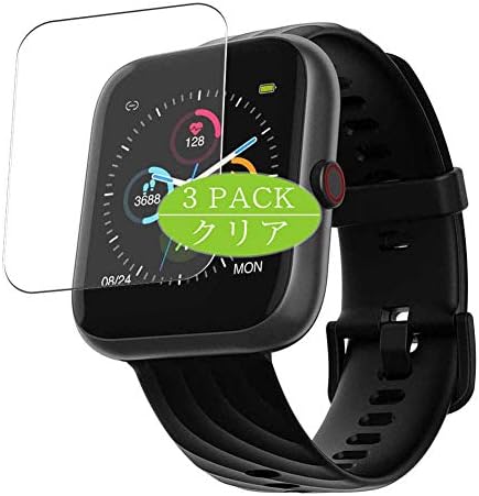 Защитно фолио Synvy [3 опаковки], съвместима с умни часовник Virmee VT3 Plus Smartwatch, защитни фолиа за смарт часа от TPU [Не закалено стъкло]