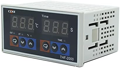Уред за управление на интеграцията на времето и температурата EZZON THF-2000 AC85-AC265V 50Hz с цифров дисплей PID контролер (Цвят: