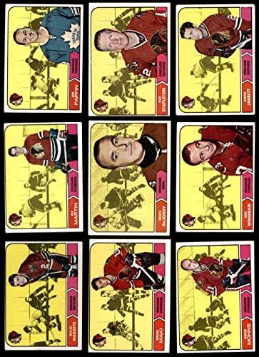1968-69 Победи Чикаго Блекхоукс В екипа на сет Чикаго Блекхоукс (сет) VG+ Блекхоукс