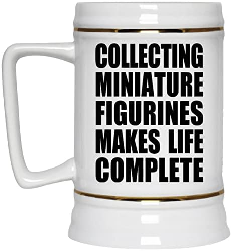 Дизайн, Колекциониране на Миниатюрни Фигурки Допълва живот, Керамична Чаша за бира, чаши за 22 грама с дръжка за фризера, Подаръци за Рожден