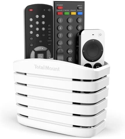 Държач за дистанционното управление TotalMount – първокласни и е много стабилен за настаняване в близост до телевизор, легло или маса (средно –подходящ за три дистанци