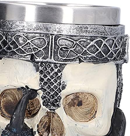 Чаша за вино от черепа, купа от неръждаема стомана, чаша за пиене, уникален дизайн, чаша с черепа под формата на нокът