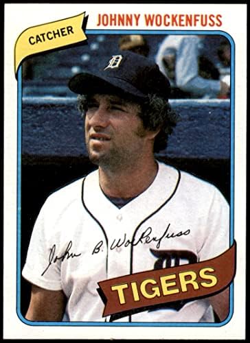 1980 Topps 338 Джон Вокенфусс Детройт Тайгърс (Бейзболна картичка) Ню Йорк / MT Тайгърс