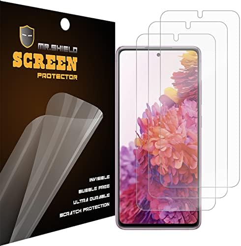Mr.Щит [3 опаковки] е Предназначен за Samsung Galaxy S20 FE 5G 2022 [Само за фотоапарати] Висококачествено прозрачно защитно фолио за екрана (PET материал)