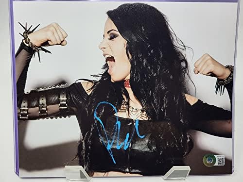 Пейдж подписа снимка 8x10 Дива-суперзвезда на WWE WWF AEW Сарайя Бекет