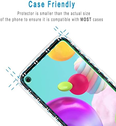HPTech (2 опаковки) е Предназначена за защита на вашия екран от закалено стъкло на Google Pixel 5a 5G, лесен за инсталиране,