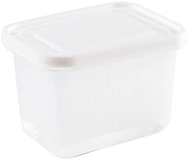 Водосточни кутия за съхранение на храна с капак на Контейнер за съхранение на храна в хладилника за съхранение на плодове, зеленчуци, месо,