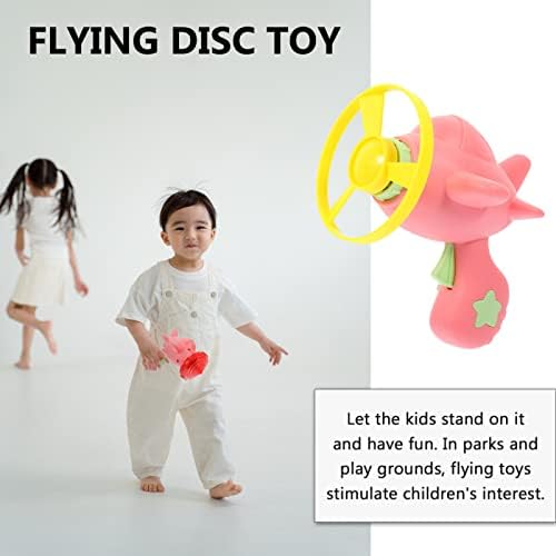 Toyvian Детски Играчки Детски Играчки, 1 Комплект играчки във формата на Летяща чиния във формата на Риба, Cartoony Дизайн, Играчка-стартера,