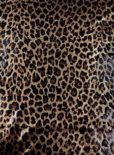 Леопардовая фолио на тъкан от полиестер и ликра by The Yard