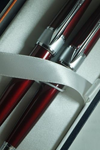 Лимитирана серия Cross в елегантен стил ар деко Apogee Executive, покрити с червен лак с диамантена огранкой и родий с гелевыми