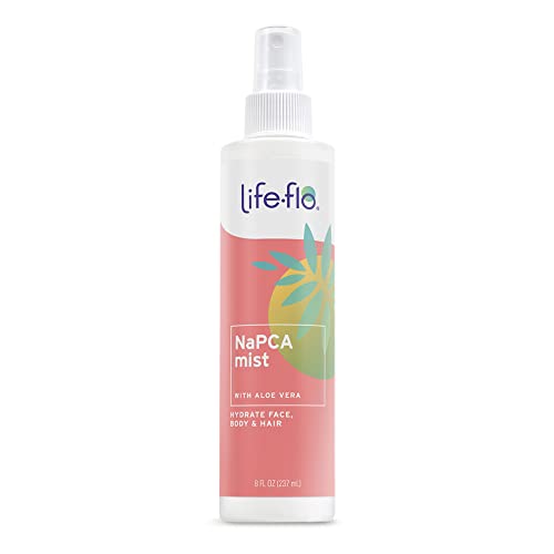 Life-flo NaPCA Mist | Хидратиращ спрей за лице, тяло и коса | С алое и натриев PCA за по-мека и свежа кожа | 8oz