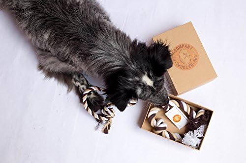 The Natural Пет Company Две играчки за кучета на фантастично качество, в луксозна подаръчна кутия (двойна опаковка играчки за теглене въже