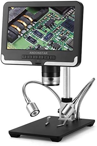 Andonstar 7-инчов цифров микроскоп, за запояване, AD206 1080P паяльный микроскоп за ремонт на печатни платки
