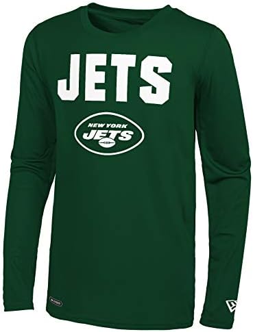 Мъжки t-shirt New Era NFL с дълъг ръкав Dri-Tek на 50 ярда, Команден вариант