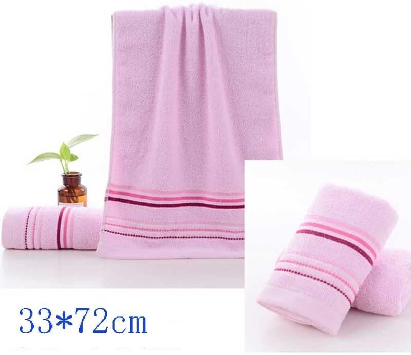 Памучно кърпа за ръце HBVGXS, благоприятни за кожата супер Мека кърпа за лице, е добре впитывающее и быстросохнущее кърпа (Цвят: синьо размер: 33*72 cm)