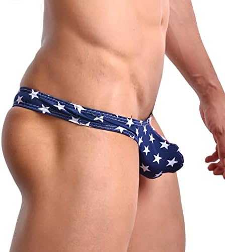 Evankin Men ' s USA Американски Флаг Ремък-Прашки Секси Бельо