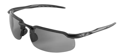Защитни очила Bullhead риба меч Transition Защитни очила с Поляризирани фарове за мъгла лещи, ANSI Z87 +, Матово Черен