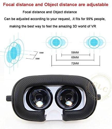 Калъф за виртуална реалност - слушалки виртуална реалност 3D VR очила за 4-6 инчов смартфон iPhone 6 6 Plus, Samsung Galaxy S6 S7 edge, Note 5 4 3