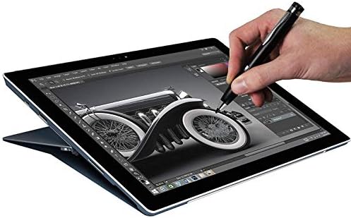 Активен цифров стилус Broonel Black Mini Fine Point, Съвместима с ASUS Chromebook C423NA-EC0103 Chromebook 14