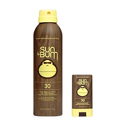 Слънцезащитен спрей Sun Bum Sun Bum Original Spf 30 Слънцезащитен спрей и стик за лице вегетариански и екологично чиста (без