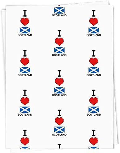 Опаковъчна хартия Azeeda A1 I Love Scotland /лист амбалажна хартия (GI00061235)