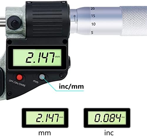 Цифров микрометър SMANNI 0-25 мм 0,001 мм Штангенциркуль Хром Штангенциркуль Измервателни Инструменти Външния Електронен Микрометър