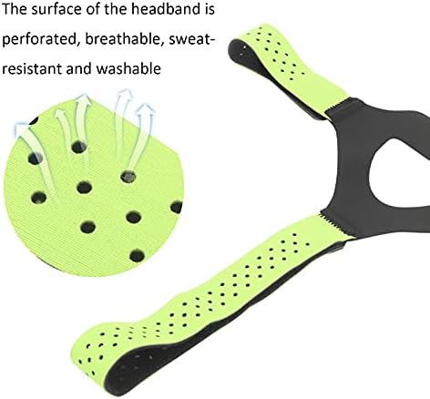 Превръзка на главата за очила FPV, надеждност, Дишащи Миещи Летателни очила, Дишаща лента с удобен усещане за докосване, за смяна каишка за FPV V2 (зелен)