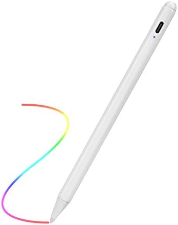 2021 Писалка-молив за iPad 9-ти /8-ви /7-то /6-то поколение, да се занимават с товаро палми, зареждане на Type-C, 1,5 мм, тънък връх Active Stylist, Съвместим с Apple Pencil 2-ро поколение за iPad 9/