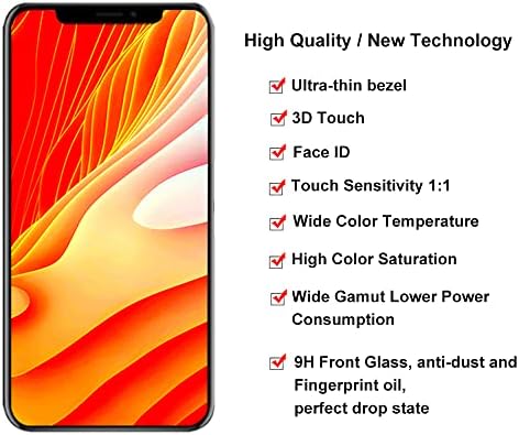 Подмяна на меки OLED-дисплеи за iPhone 12 Pro Max 6,7 инча [Мека OLED, НЕ LCD дисплей], 3D Сензорен OLED-дисплей, Дигитайзер, Тъч екран в събирането на средства за ремонт