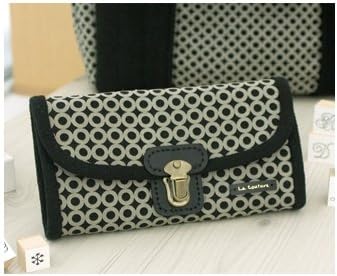 закопчалката-капаче за чанти byhands, Естествена Кожа, 1,96 инча (Черен)