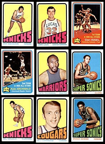1972-73 Баскетболен комплект Topps (Basketball Set), БИВШ+