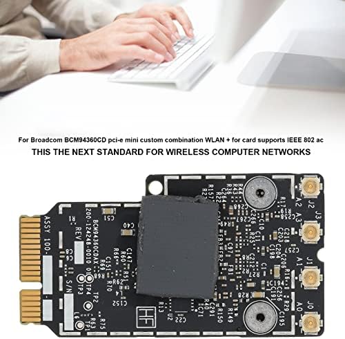 за BCM94360CD Безжична мрежова карта, 802.11 ac Bluetooth4.0 PCIE Mini WLAN + за карти Bluetooth4.0, съвместима с A1418 A1419