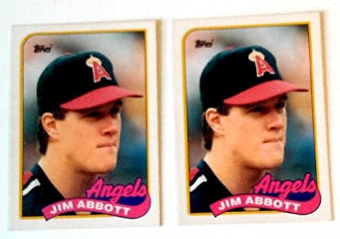 Джим Абът 1989 Начинаещ Топпс Търгувам 2t Мента / Центровых Бейзболни картички начинаещ