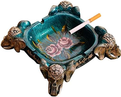 ШИПТОВАЯ Пепелник за външна и вътрешна употреба, Пепелник за Цигари с Подарък червена Роза