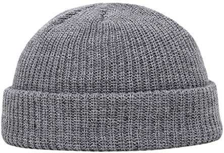 MANHONG зимна шапка вълнени Ски държи мъжка мода шапка череп топли шапки вязаная подгибка ежедневни шапка модни шапки шапки и аксесоари