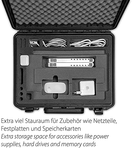 Професионална чанта за носене на открито за Apple MacBook Pro 16 см - Произведено в Германия - идеален кацане - изключително здрав и стабилен