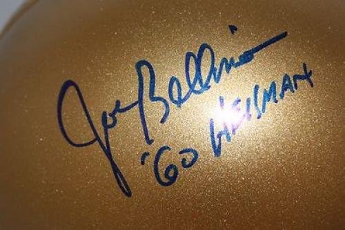 Midshipmen на ВМС на Джо Беллино, heisman 1960 Мини-Каска с автограф от Jsa/coa - Студентски мини-каски с автограф