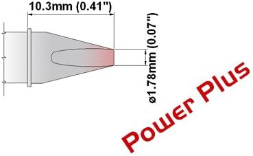 Длето Thermaltronics M6CH176H 30 градуса 1,78 мм (0,07 инча), Power Plus